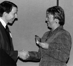 Vicky Hastings receives 1997 William Marsh Lifetime Achievement Award